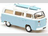 VW COMBI T2b CAMPER VAN PASTEL BLUE 1973 1-43 SCALE 841108